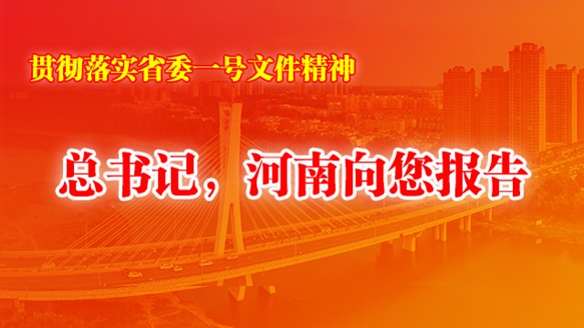 總書記，河南向您報告