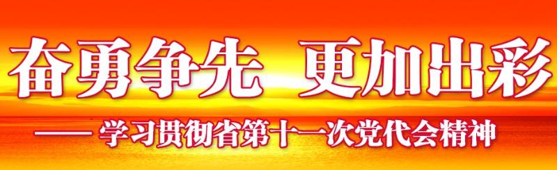奮勇爭先，更加出彩——學(xué)習(xí)貫徹省第十一次黨代會精神